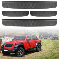 Aazon.co: Bundle of Door Sill Guard &ap; Trunk Storage Box for Jeep
