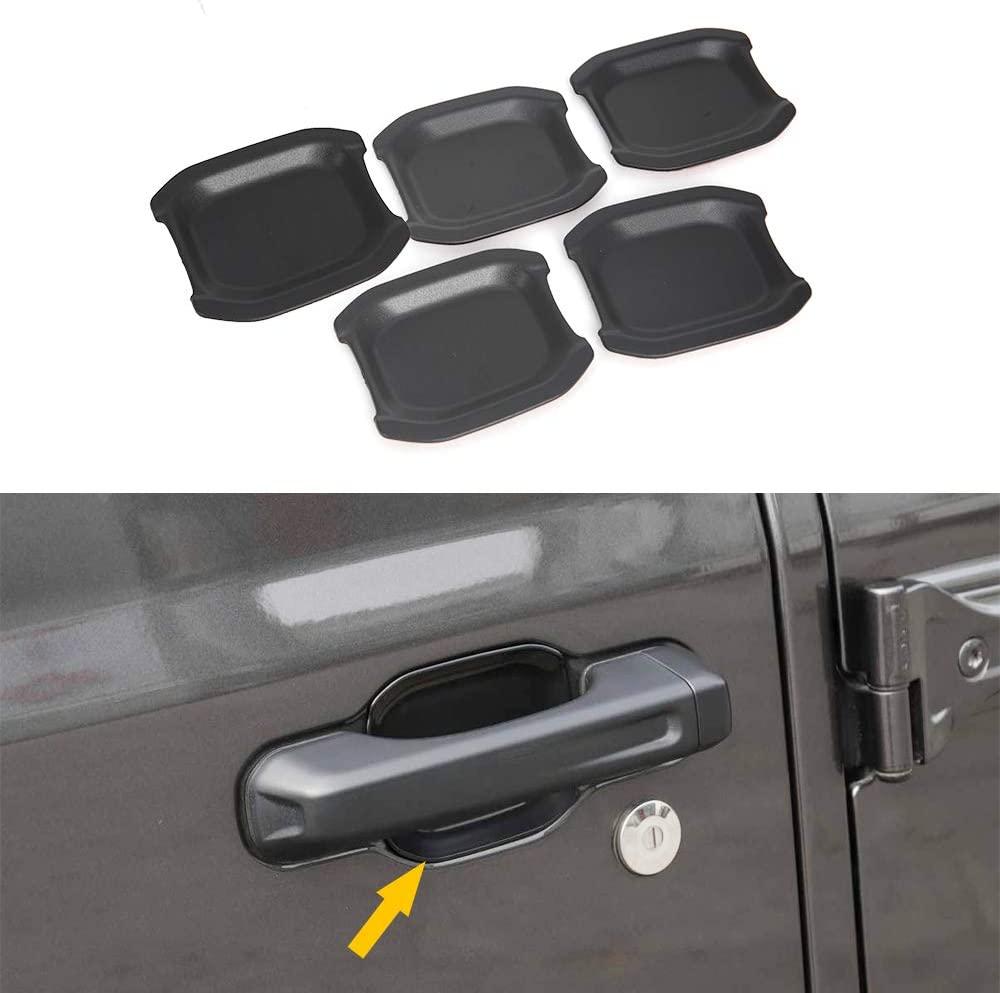 Exterior Door Handle Bowl Cover Trim Frame Decor for 2018 2020