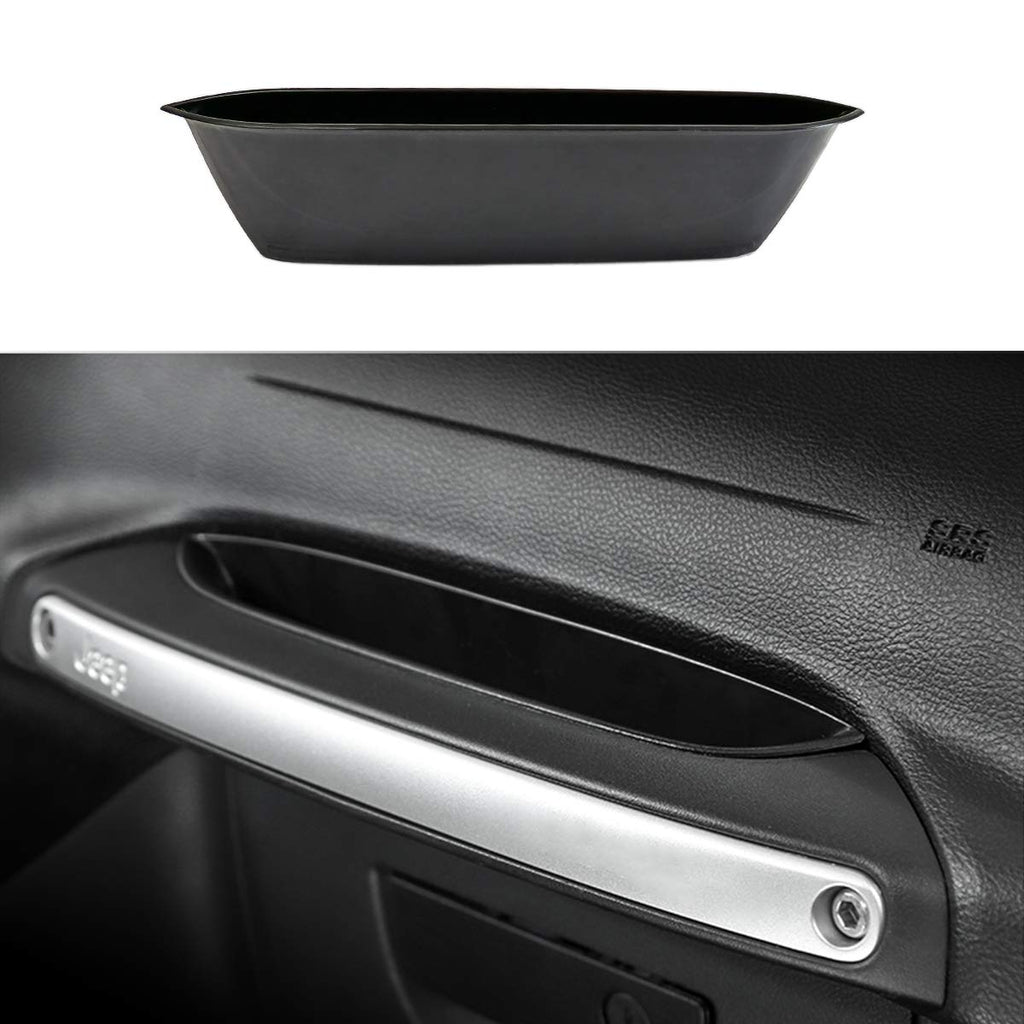 Passenger Grab Handle Organizer Tray Storage Box for 2011-2018 Jeep Wrangler JK JKU by XBEEK