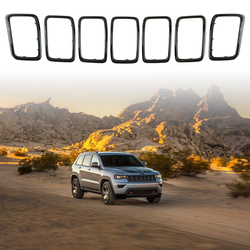 NEUF AVANT GRILLE Pour Jeep Grand Cherokee Overland 2014-2017 Centre NEUF AVANT GRILLE Pour Jeep Grand Cherokee Overland 2014-2017 Centre