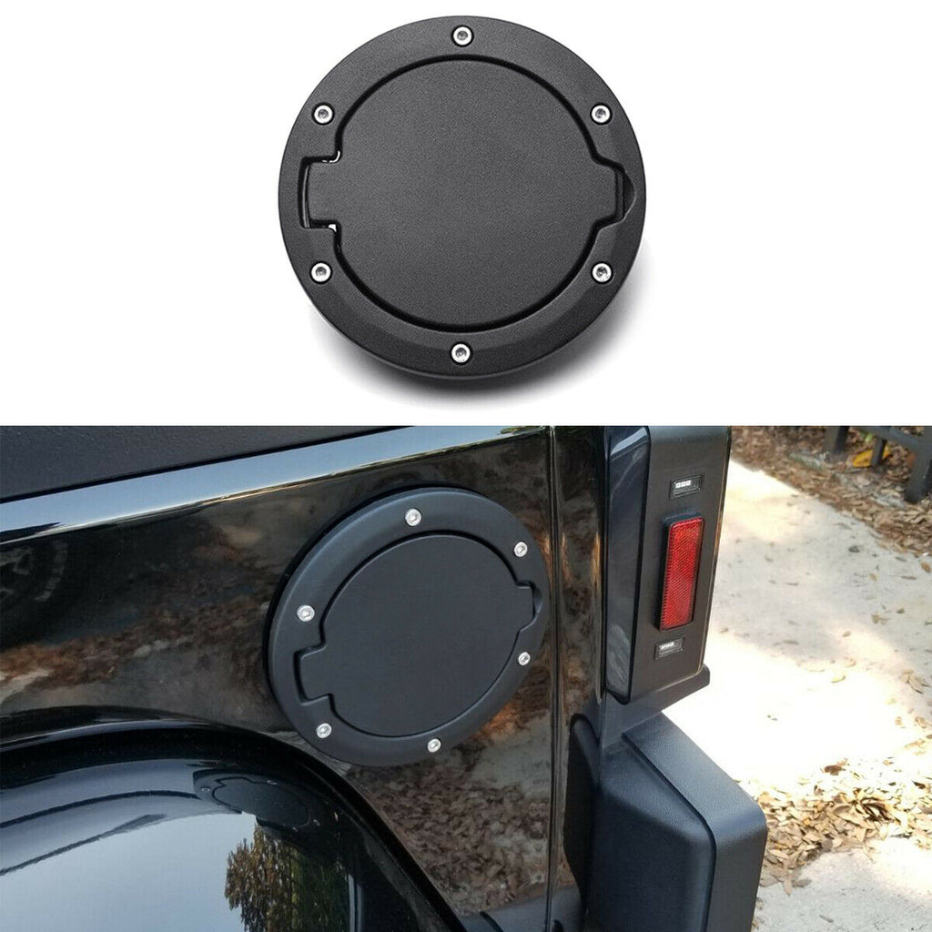 Gas Cap Cover Gas Tank Cap with Installation Tool for 2007-2018 Jeep Wrangler JK JKU by XBEEK